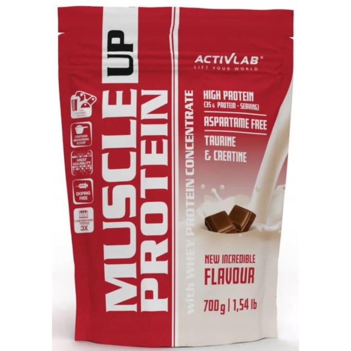 Протеинова добавка, ActivLab Muscle UP Protein, шоколад, 700гр