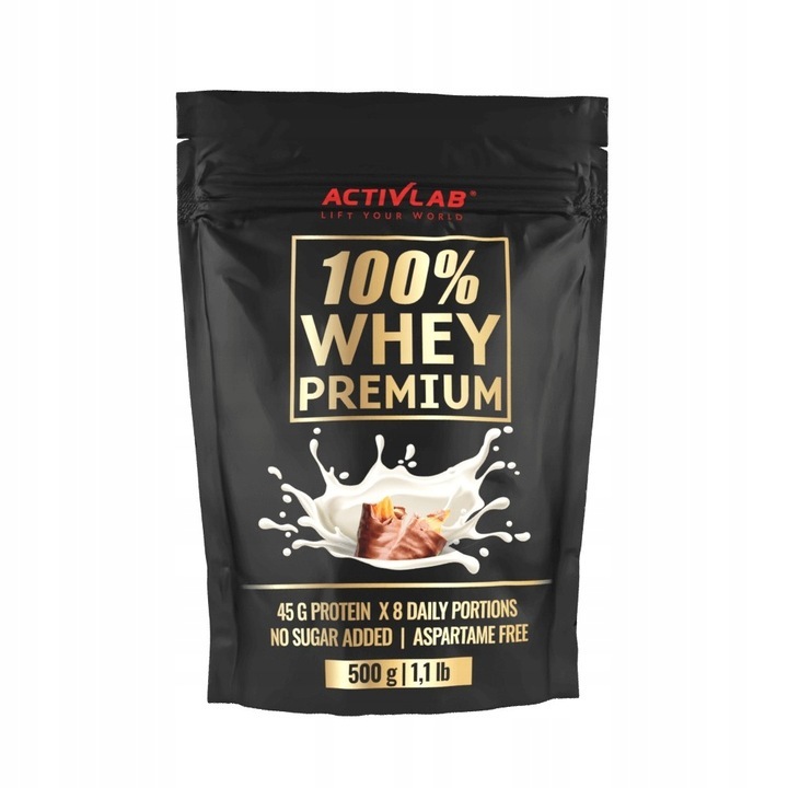 Supliment proteic, ActivLab 100% Whey Premium, ciocolata - caramel, 500g