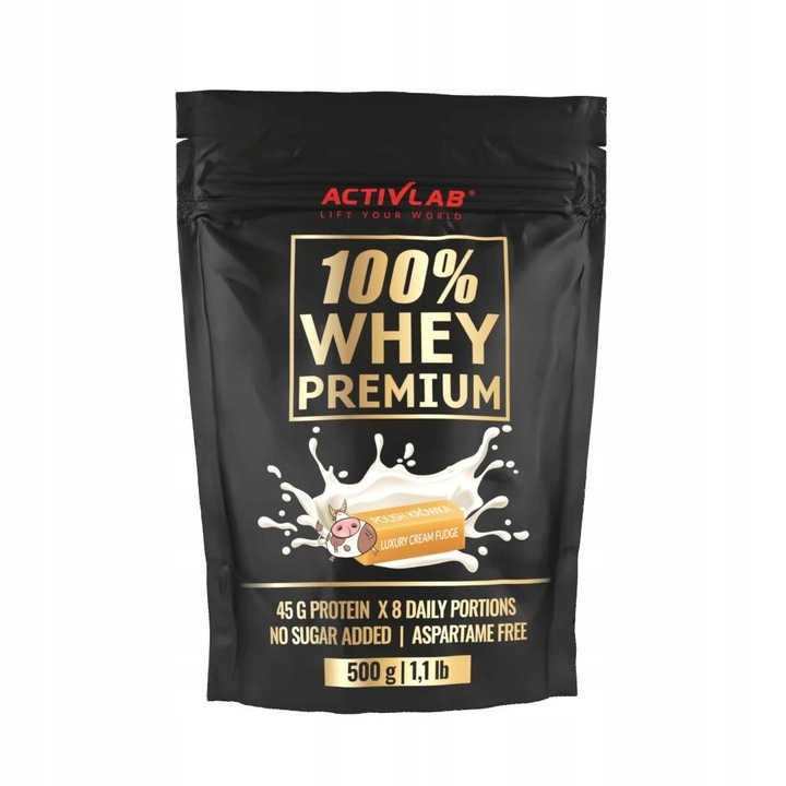 Fehérje-kiegészítő, ActivLab 100% Whey Premium, karamelilla, 500g