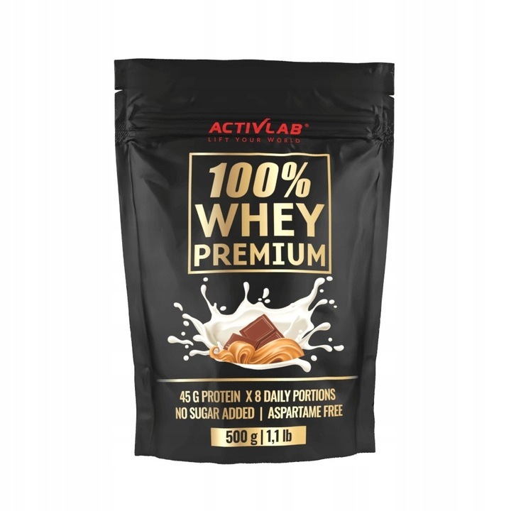 Протеинова добавка, ActivLab 100% Whey Premium, шоколад - фъстъчено масло, 500g