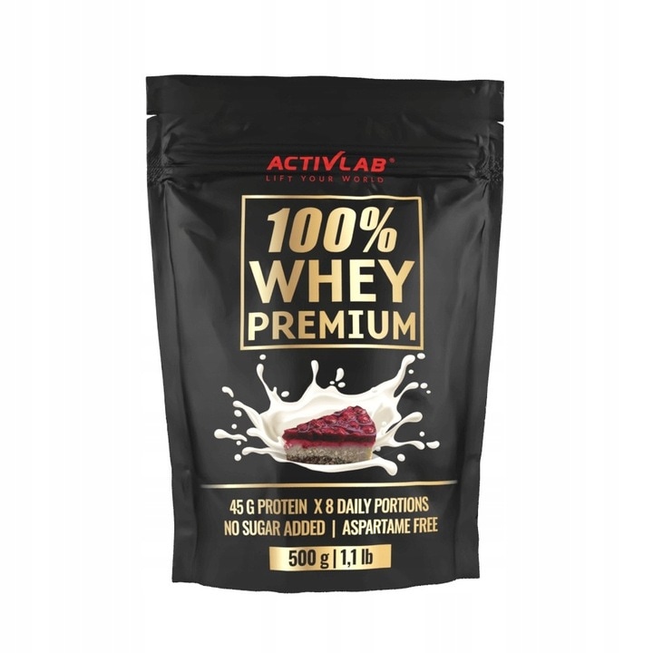 Протеинова добавка, ActivLab 100% Whey Premium, черешов сладкиш, 500g