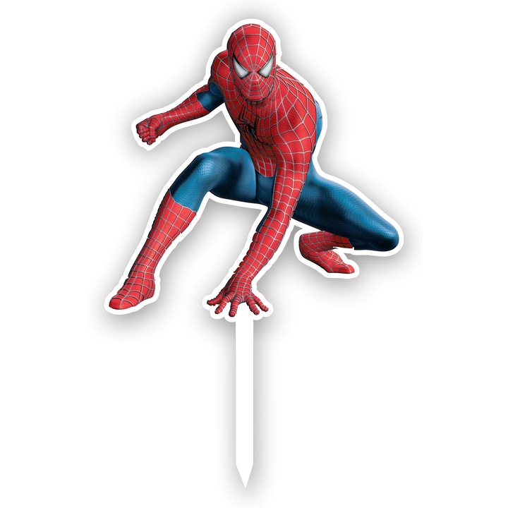 Topper tort UV Spiderman, Inedit Print, TC781, Plexiglas, 10 cm