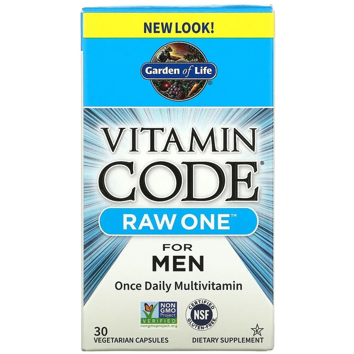 Комплекс от витамини за мъже, Garden of Life, 30 капсули