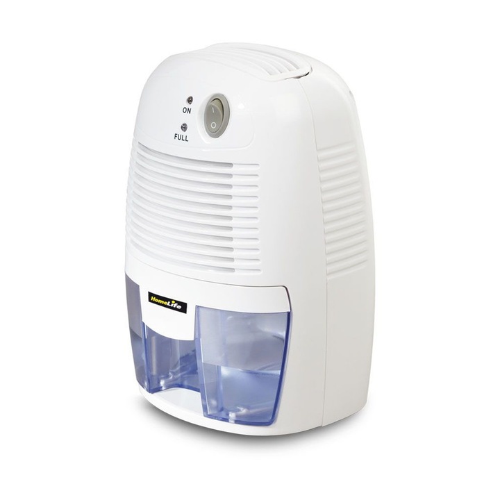 Електрически влагоабсорбатор, HomeLife, 15x21x13 см, бял