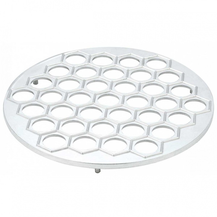 Forma de tort, Klausberg, 25 cm, Plastic, Rotund, Alb