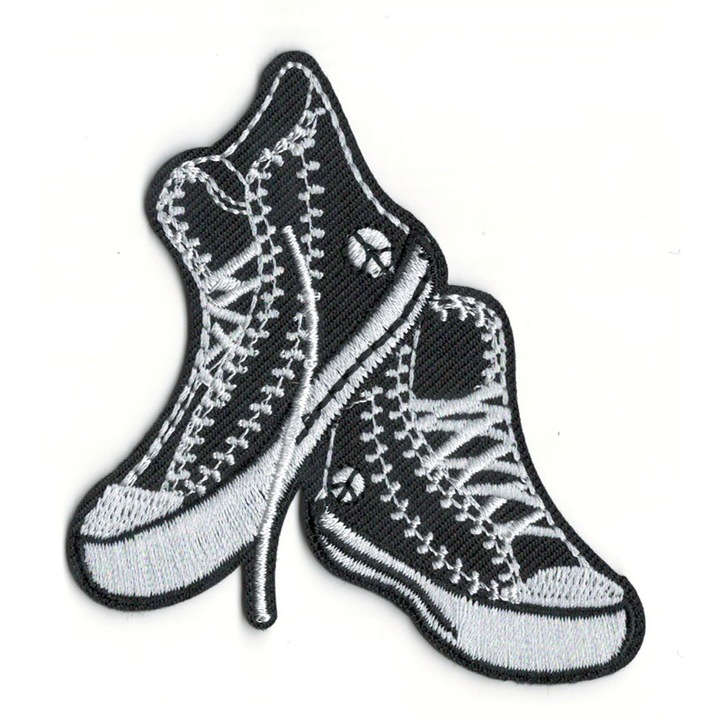 Petic textil brodat Tenisi, Sneakers 7.5x6 cm