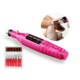 Pila electrica de unghii, Ergonimic, 6xAccesorii, Roz