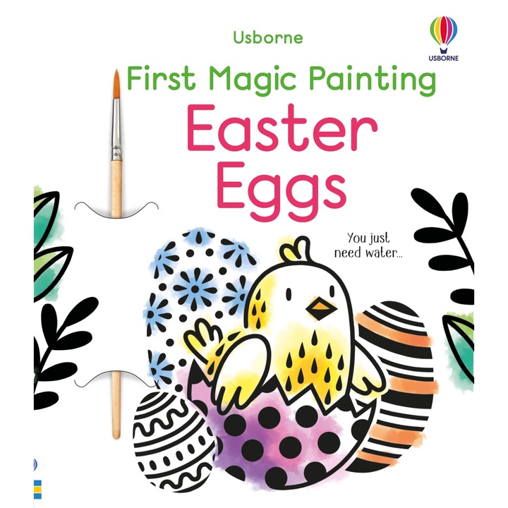 Магическа книга за рисуване с вода, First Magic Painting Easter Eggs, Usborne