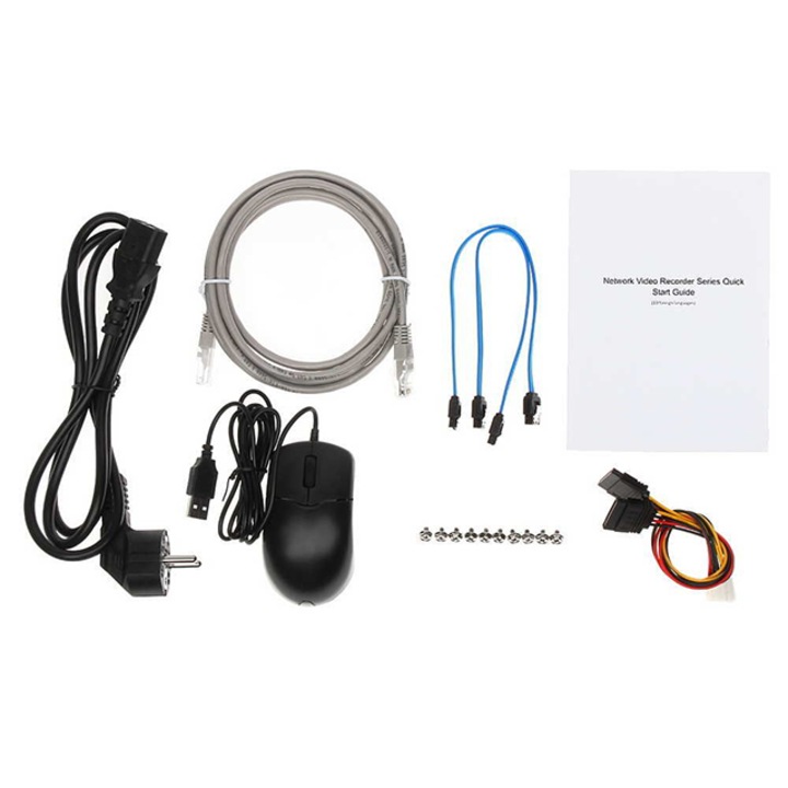 NVR Dahua NVR4208-8P-4KS2/L, 8 canale, 8 MP, 160 Mbps, SMD Plus, detectie faciala, 8 PoE