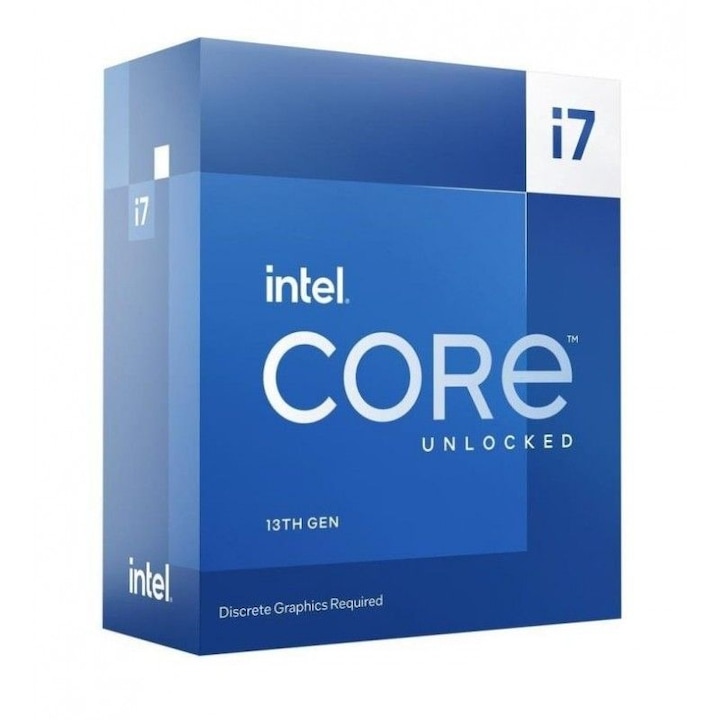 Procesor Intel Core i7-13700KF, socket 1700, 16 C / 24 T, 3.40 GHz - 5.40 GHz, 30 MB cache, 125 W