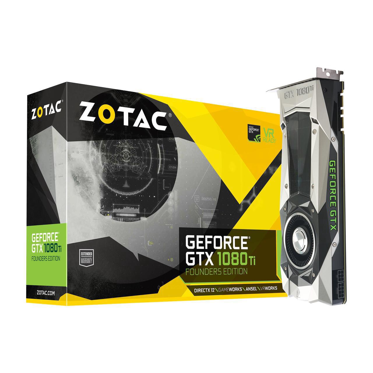 Placa video Zotac GeForce® GTX 1080 Ti Founders Edition, 11GB