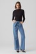 Vero Moda, Дънки с широк крачол и висока талия, Сини