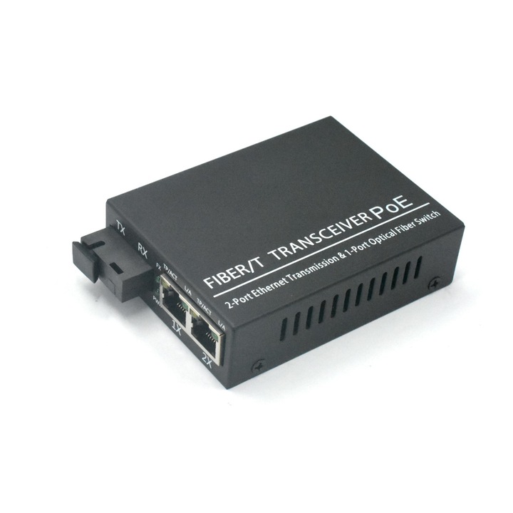 Switch POE 2GE si 1 Port Optic Tip B Gigabit