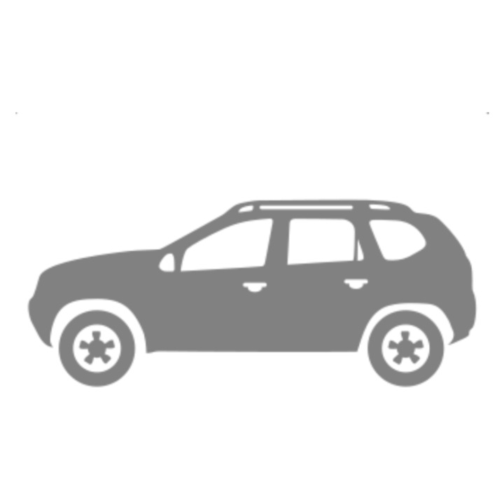 Sticker Dacia Duster, Gri, 15 cm