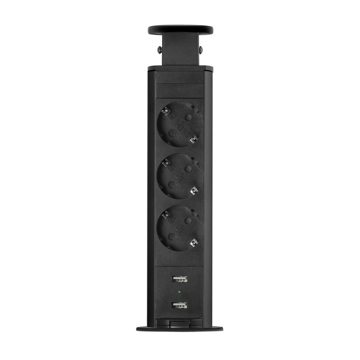 Скрит разклонител Delight, 2 USB букси