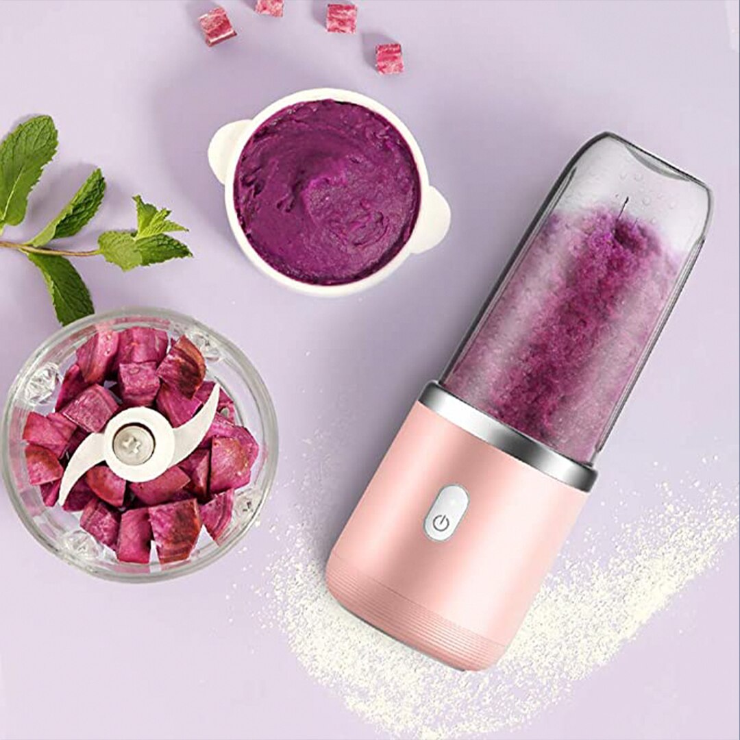 Mini blender electric, portabil, compact, multifunctional, smoothie