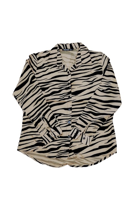 Pamut ing, krém, állatmintás modell