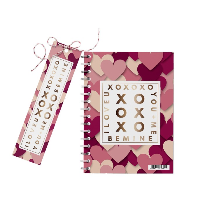 Carnetel A6 cu semn 100F spirala XOX AR