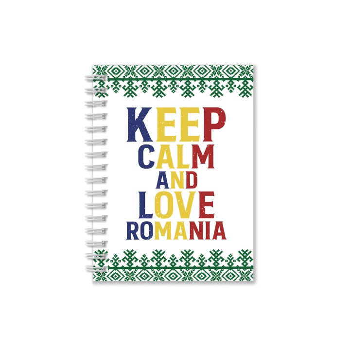 Тетрадка А6 100F спирала Румъния-keep calm