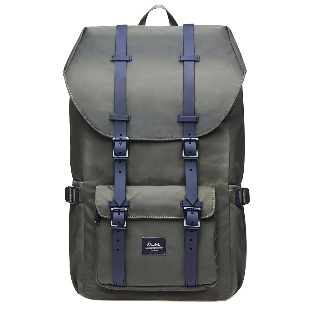 Rucsac impermeabil laptop, Kaukko, Poliester, Verde