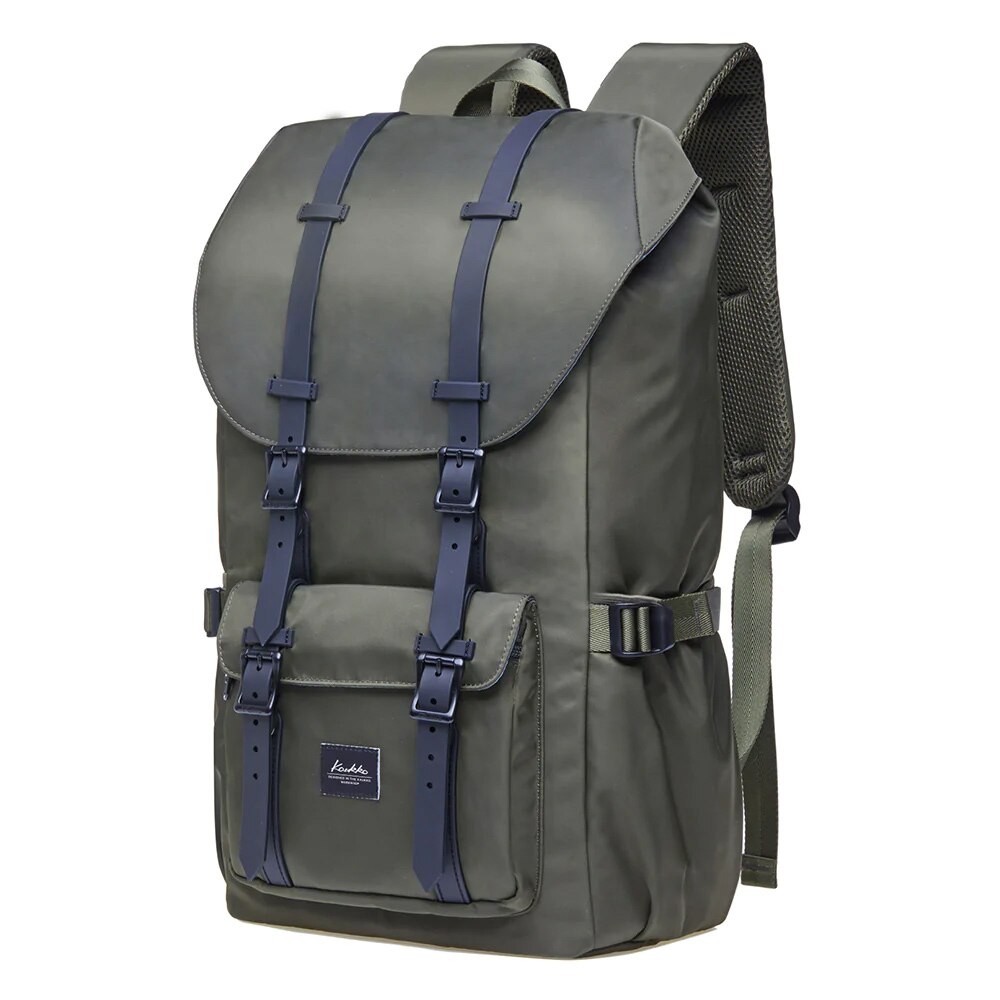 Rucsac impermeabil laptop, Kaukko, Poliester, Verde