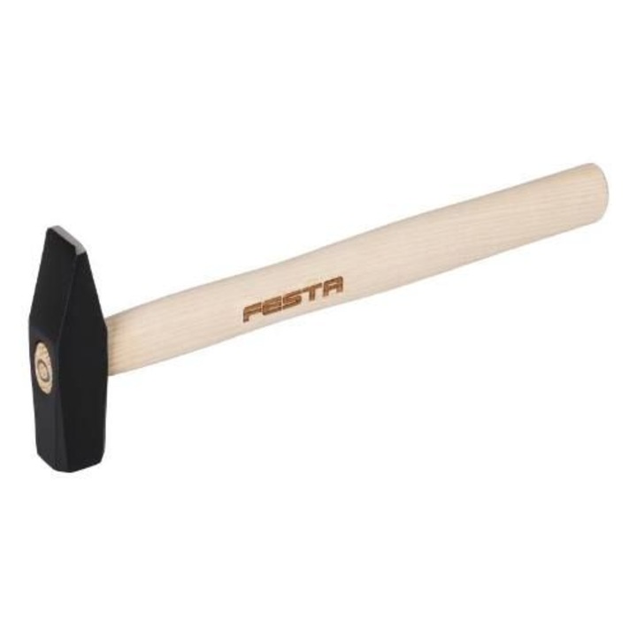 Професионален чук, Festa, дърво/въглеродна стомана, 32 см, естествен/черен, 500 г