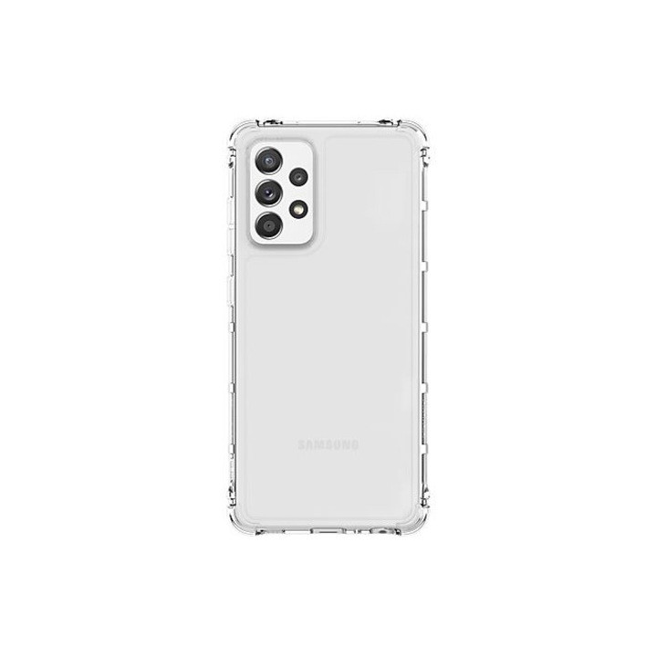 Husa de protectie originala pentru Samsung Galaxy A52/ A52 5G/ A52s, Transparenta, Silicon