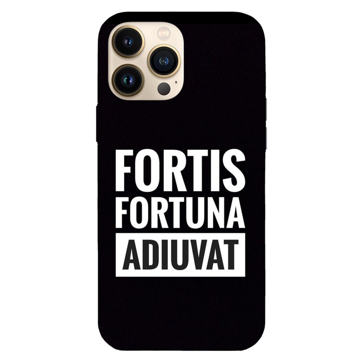 Husa telefon compatibila cu Apple iPhone 15 Pro Max, Viceversa, model Fortis Fortuna Adiuvat John Wick, Silicon, TPU