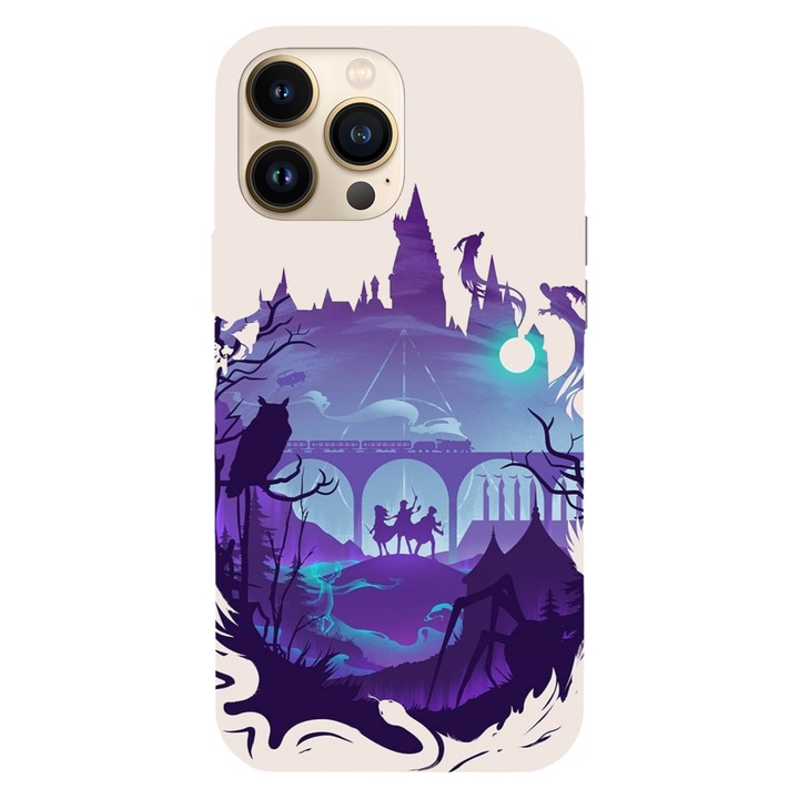 Husa telefon compatibila cu Apple iPhone 12 / iPhone 12 Pro, Viceversa, model Dementors Harry Potter, Silicon, TPU