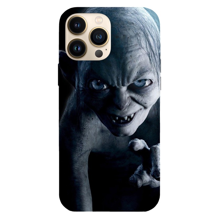 Husa telefon compatibila cu Apple iPhone 15 Plus, Viceversa, model Gollum The lord of the rings, Silicon, TPU