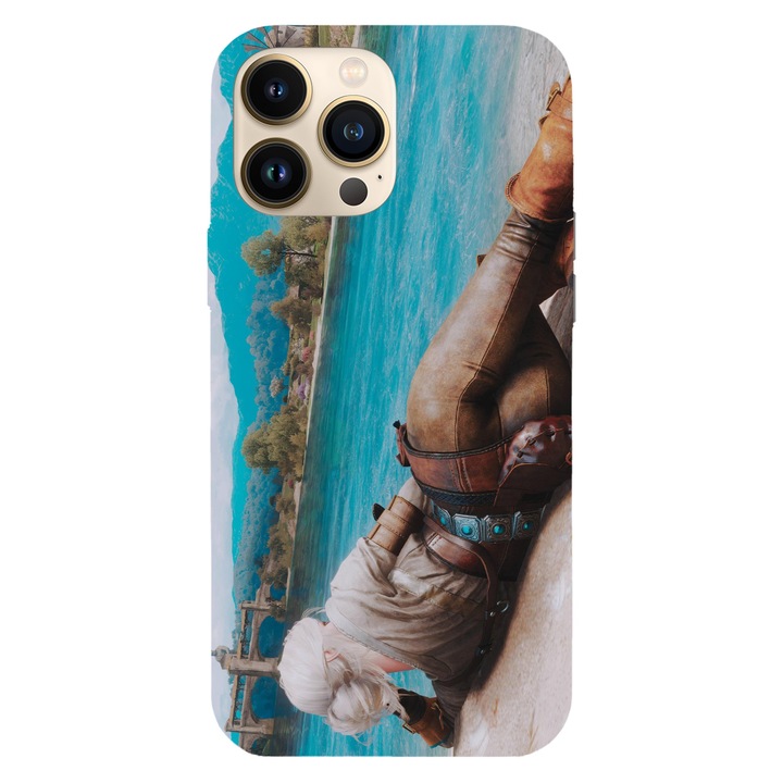 Husa telefon compatibila cu Apple iPhone 12 / iPhone 12 Pro, Viceversa, model Cirilla The Witcher, Silicon, TPU