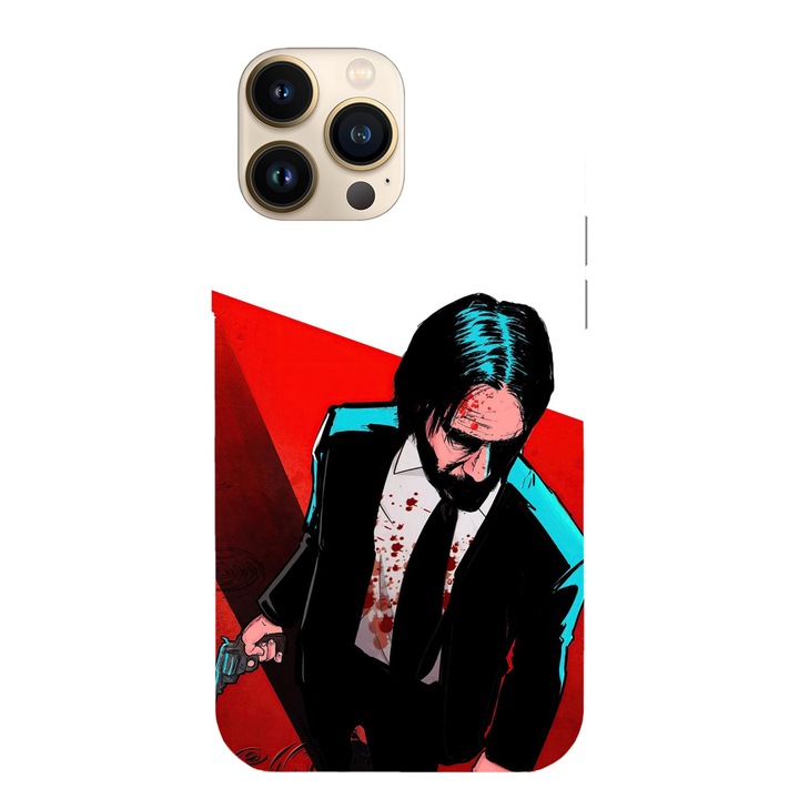 Husa telefon compatibila cu Apple iPhone 12 / iPhone 12 Pro, Viceversa, model Kill Them All John Wick, Silicon, TPU