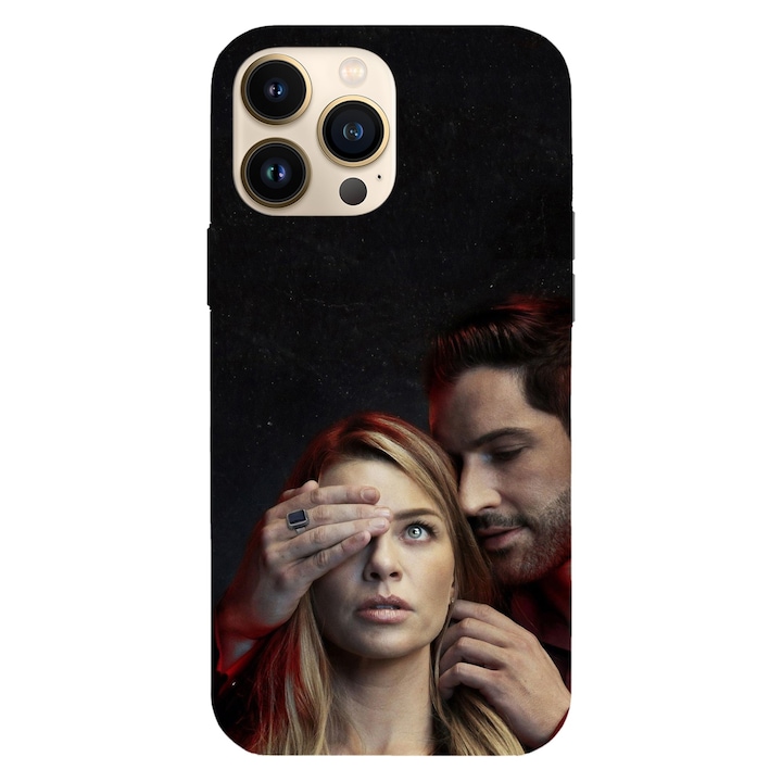 Telefontok kompatibilis az Apple iPhone 12 / iPhone 12 Pro, Viceversa, Lucifer és Chloe modellekkel, szilícium, TPU