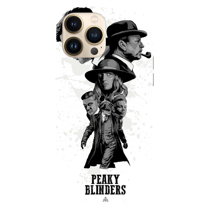 Husa telefon compatibila cu Apple iPhone 12 / iPhone 12 Pro, Viceversa, model Peaky blinders, Silicon, TPU