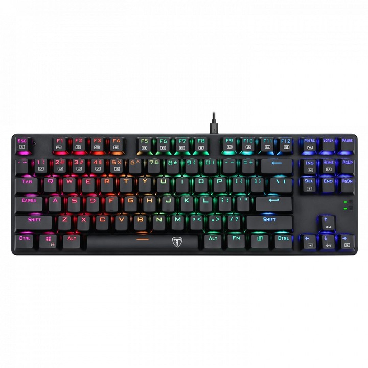 T-Dagger Bora WiRed Keyboard Blue Switch Black HU, Tastatura