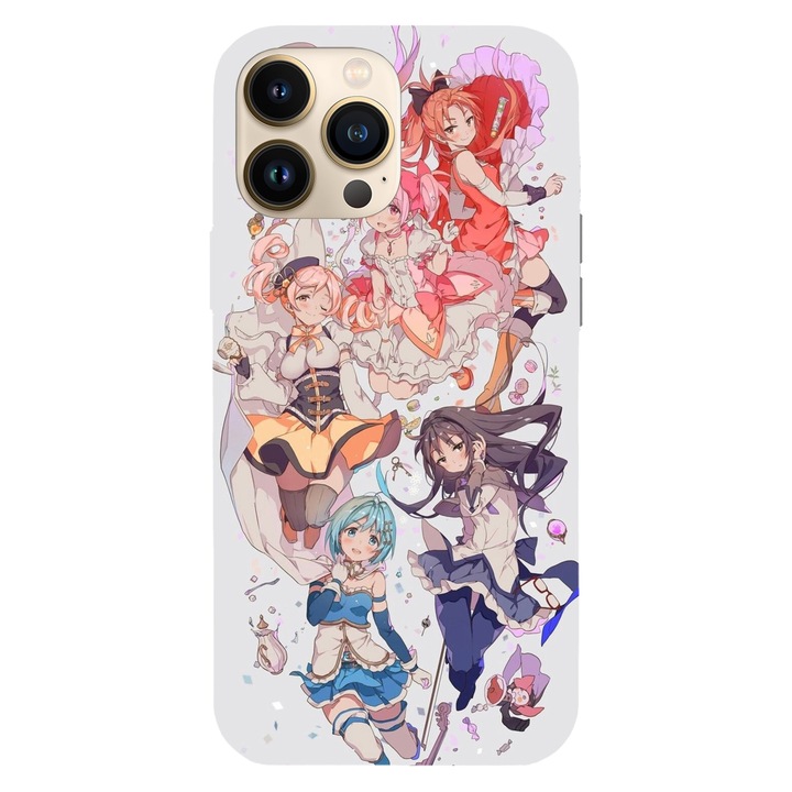 Husa telefon compatibila cu Apple iPhone 12 / iPhone 12 Pro, Viceversa, model Madoka Magica, Silicon, TPU