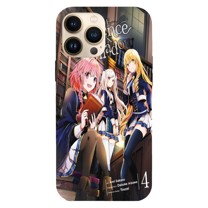 Husa telefon compatibila cu Apple iPhone 12 / iPhone 12 Pro, Viceversa, model Manga Volume 4 The Eminence in Shadow, Silicon, TPU