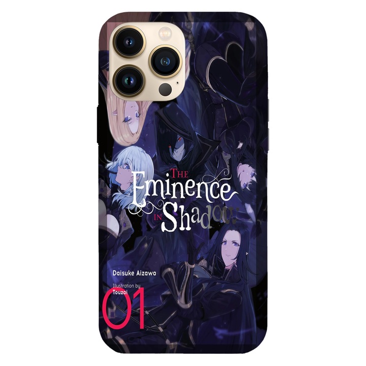 Husa telefon compatibila cu Apple iPhone 12 / iPhone 12 Pro, Viceversa, model Manga Volume 1 The Eminence in Shadow, Silicon, TPU
