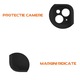 Husa silicon microfibra compatibila cu Apple iPhone 13, Prime Deluxe, acoperire completa, margini ridicate, protectie camera, Negru
