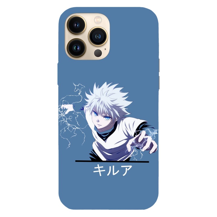 Husa telefon compatibila cu Apple iPhone 12 / iPhone 12 Pro, Viceversa, model Killua Electric Shock Hunter x Hunter, Silicon, TPU