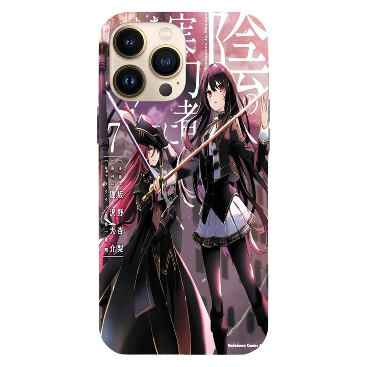 Husa telefon compatibila cu Apple iPhone 12 / iPhone 12 Pro, Viceversa, model Manga Volume 7 The Eminence in Shadow, Silicon, TPU