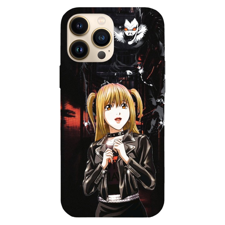 Husa telefon compatibila cu Apple iPhone 12 / iPhone 12 Pro, Viceversa, model Misa and Ryuk Death Note, Silicon, TPU
