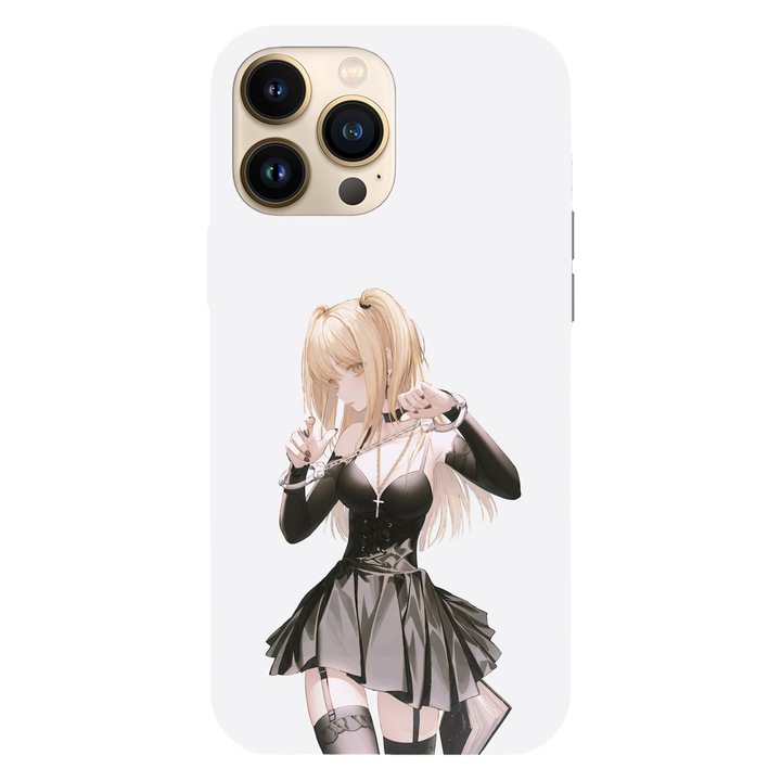 Husa telefon compatibila cu Apple iPhone 12 / iPhone 12 Pro, Viceversa, model Misa Amane Death Note, Silicon, TPU
