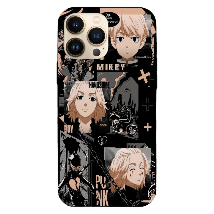 Husa telefon compatibila cu Apple iPhone 13 Pro, Viceversa, model Manjiro Tokyo Revengers, Silicon, TPU