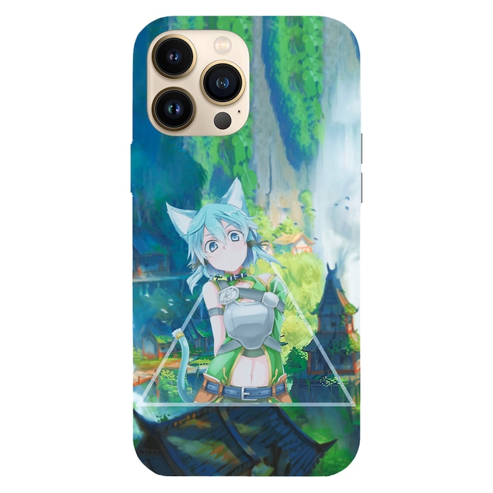 Husa telefon compatibila cu Apple iPhone 12 / iPhone 12 Pro, Viceversa, model Asada Shino Sword Art Online, Silicon, TPU
