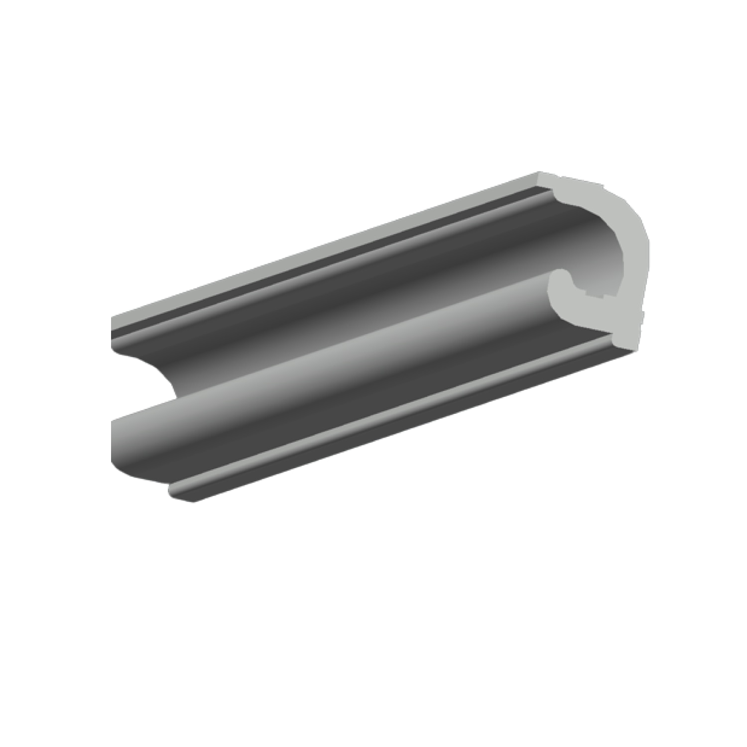 Scafa pentru banda LED din polistiren extrudat de culoare alba H x 90 ...