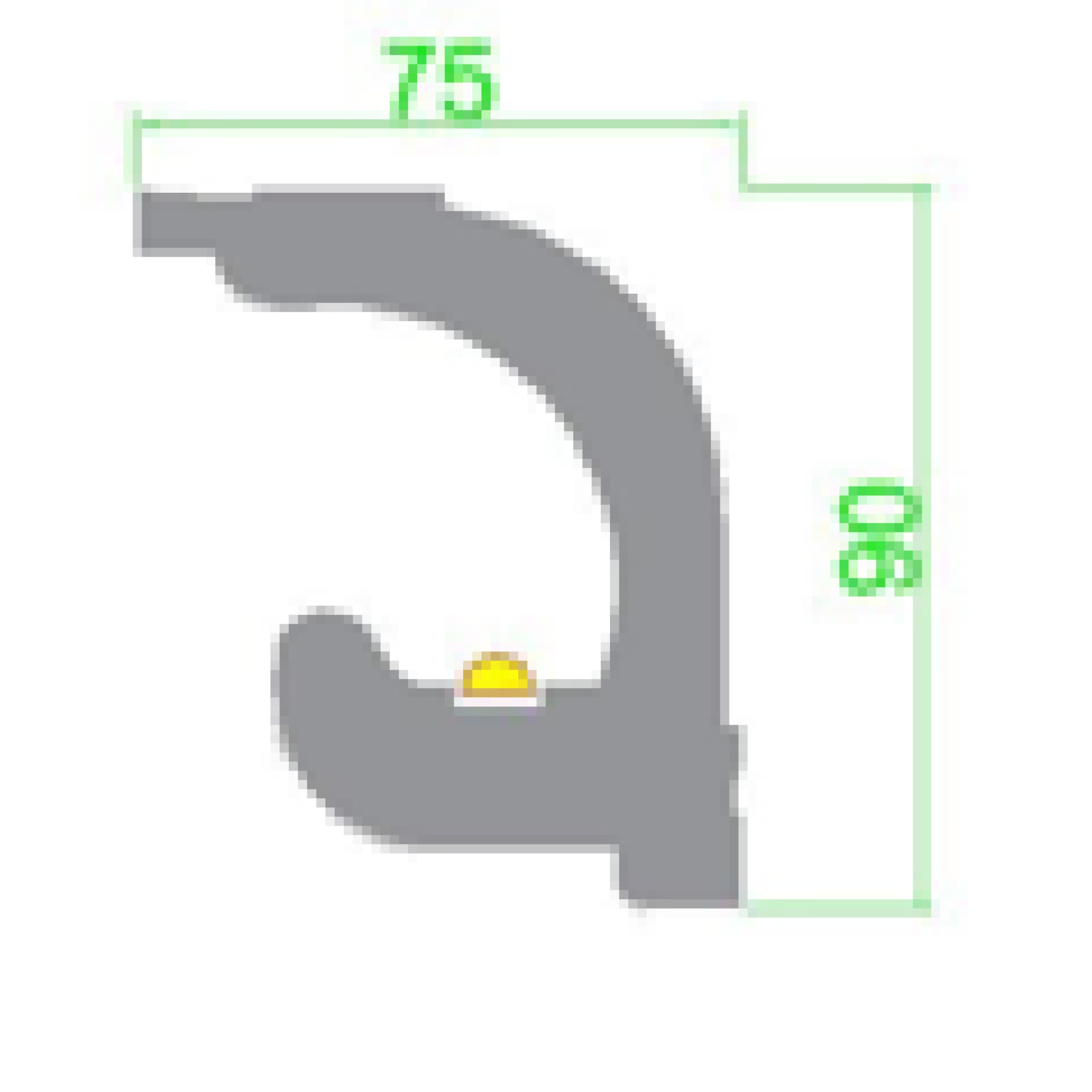 Scafa pentru banda LED din polistiren extrudat de culoare alba H x 90 ...