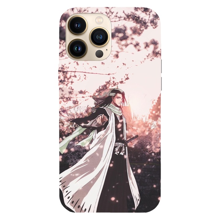 Husa telefon compatibila cu Apple iPhone 13 Pro Max, Viceversa, model Byakuya Kuchiki Bleach, Silicon, TPU