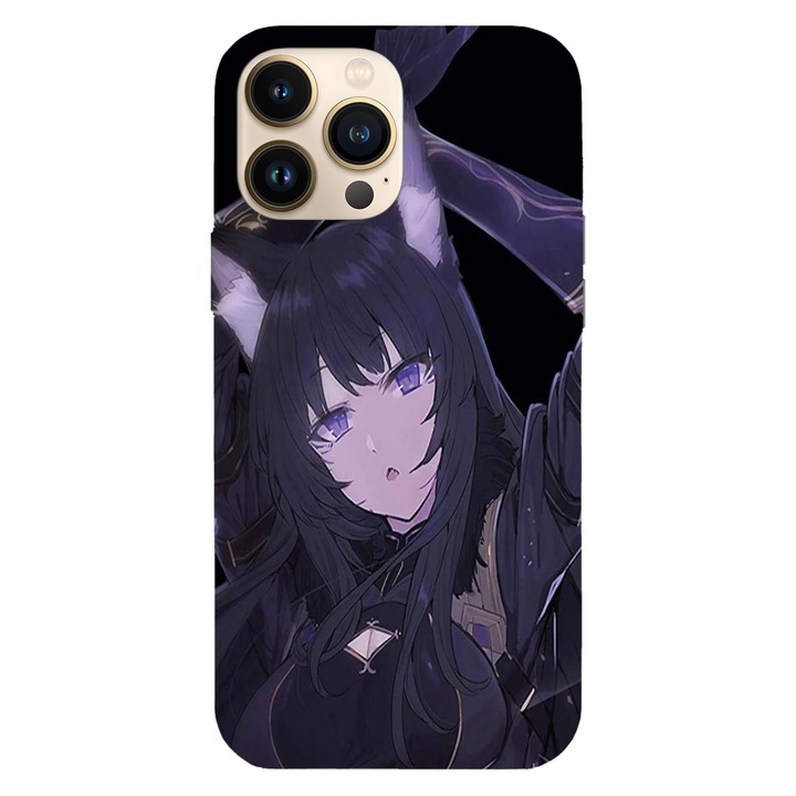 Husa telefon compatibila cu Apple iPhone 12 / iPhone 12 Pro, Viceversa, model Deltas Portrait The Eminence in Shadow, Silicon, TPU