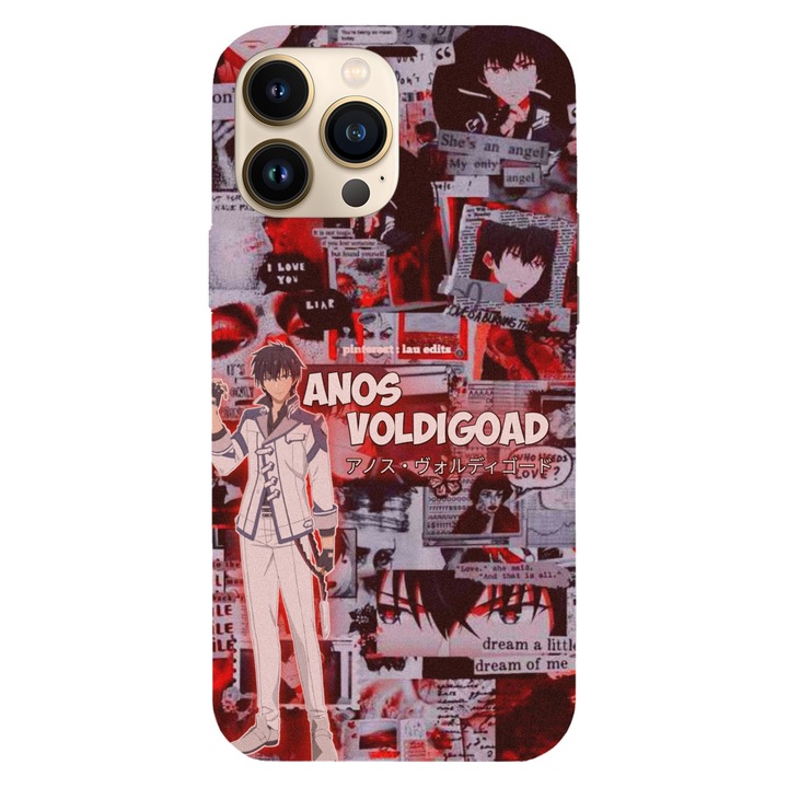 Husa telefon compatibila cu Apple iPhone 13 Mini, Viceversa, model Anos Voldigoad Manga The Misfit of Demon King Academy, Silicon, TPU